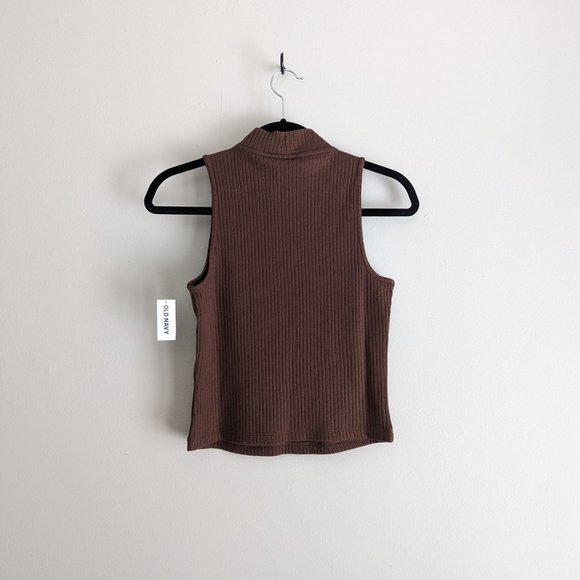 Old Navy Fitted Sleeveless Mock-Neck Top - Picture 3 of 4